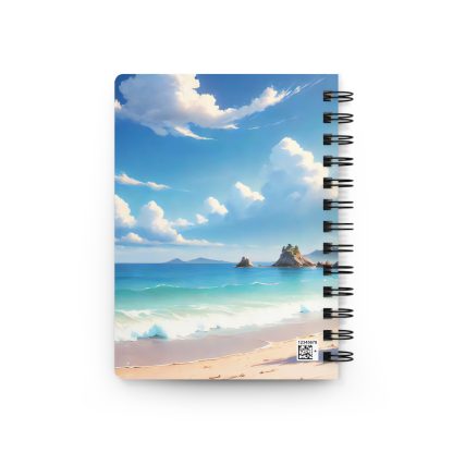 Beach Camping Spiral Bound Journal, Travel Diary, Adventure Notebook, Outdoor Writing Book, Vacation Memories Pad - Image 2