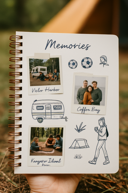 Nature-Inspired Spiral Bound Journal: Perfect for Travel Notes, Camping Memories, Personal Diary, Gift for Adventurers, Eco-Friendly Journal - Image 4