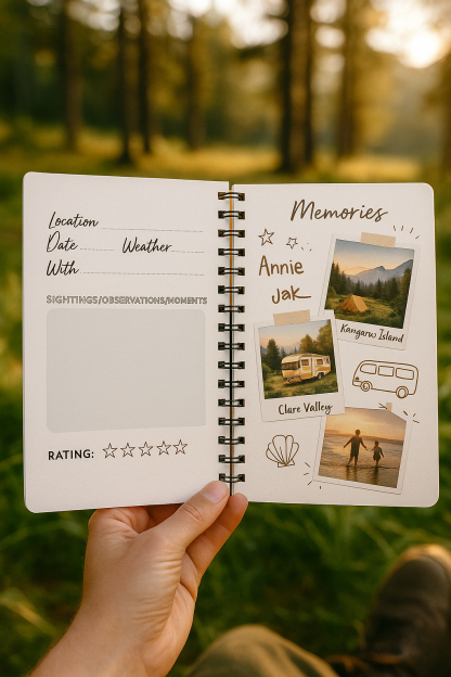 Nature-Inspired Spiral Bound Journal: Perfect for Travel Notes, Camping Memories, Personal Diary, Gift for Adventurers, Eco-Friendly Journal - Image 5