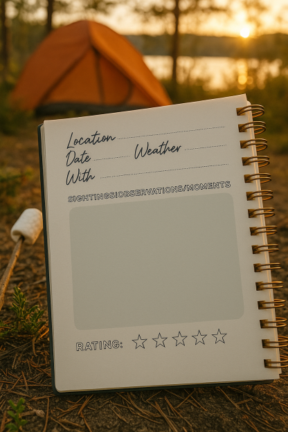 Nature-Inspired Spiral Bound Journal: Perfect for Travel Notes, Camping Memories, Personal Diary, Gift for Adventurers, Eco-Friendly Journal - Image 6