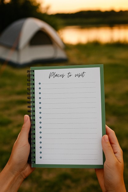 Nature-Inspired Spiral Bound Journal: Perfect for Travel Notes, Camping Memories, Personal Diary, Gift for Adventurers, Eco-Friendly Journal - Image 7