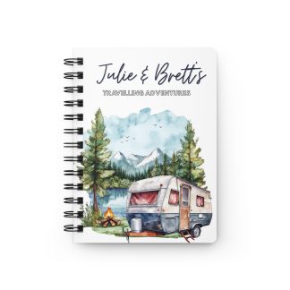 Camping Spiral Bound Journal: Perfect for Travel Notes, Camping Memories, Personal Diary, Gift for Adventurers, Eco-Friendly Journal